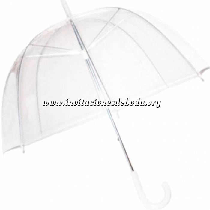 Imagen Especial Novias Paraguas o Parasol Transparente 