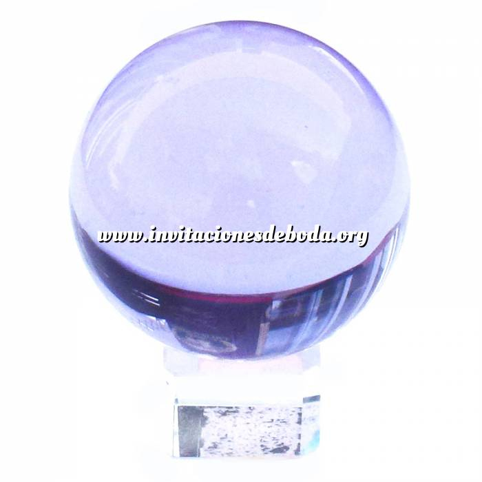 Imagen Marcos y decoración esfera cristal azul 