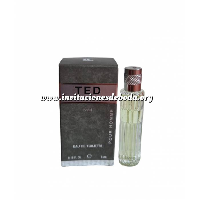 Imagen Mini Perfumes Hombre TED by Ted Lapidus EDT 5 ml (CAJA Y BOTE DEFECTUOSOS) 