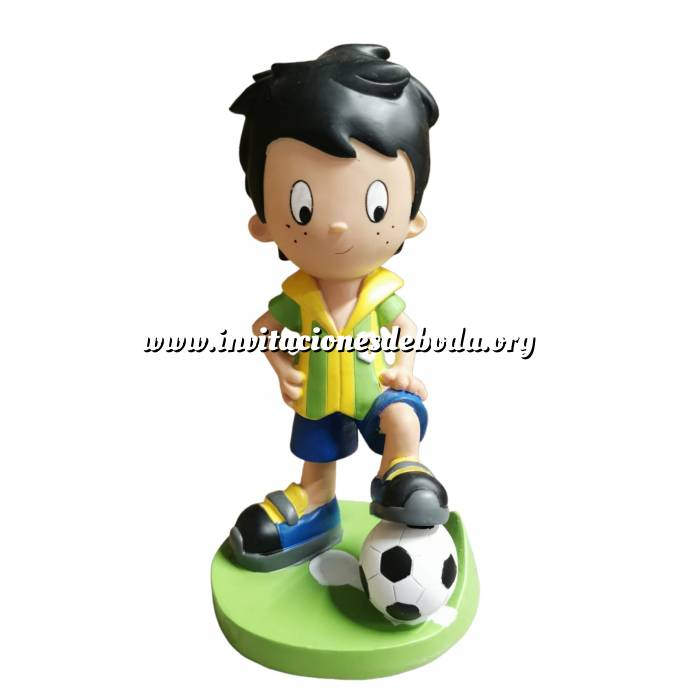 Imagen NUEVA Colección Figuras Figura Pastel Niño Futbolista- MODELO 2 
