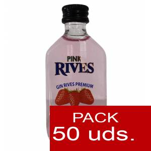 1 Ginebra - Ginebra Pink Rives 5 cl - PL CAJA DE 50 UDS