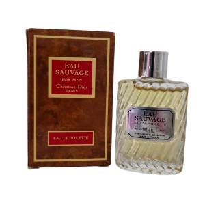 Mini Perfumes Hombre - EAU SAUVAGE by Christian Dior EDT 5 ml (CAJA DEFECTUOSA) 
