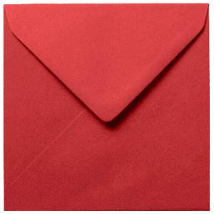 Sobres cuadrados - Sobre burdeos Cuadrado (rojo escarlata) 