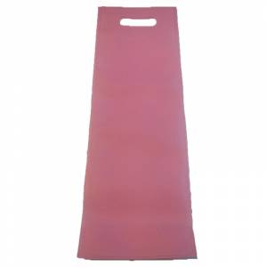 Tamaño 37.5x49.5 con asa - Bolsa de textil no tejido (NON WOVEN) ROSA CLARO 37x15 cm con asa troquelada (ideal para alpargatas o botellas) 