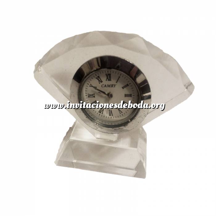 Imagen Marcos y decoración Reloj de cristal abanico 