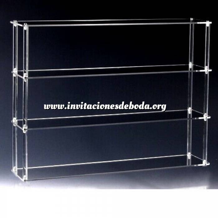 Imagen Mini Perfume Estantería Metacrilato 4 baldas- transparente- listo para montar- ideal coleccionistas 