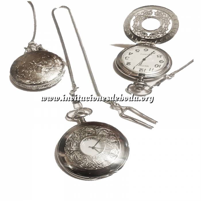 Imagen Relojes de Bolsillo Reloj de bolsillo - Grande - Repujado Hojas (Últimas Unidades) 