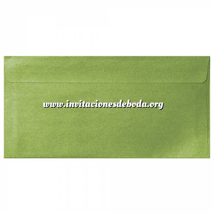 Imagen Sobre Americano DL 110x220 Sobre Perlado verde DL (Verde Lima) 