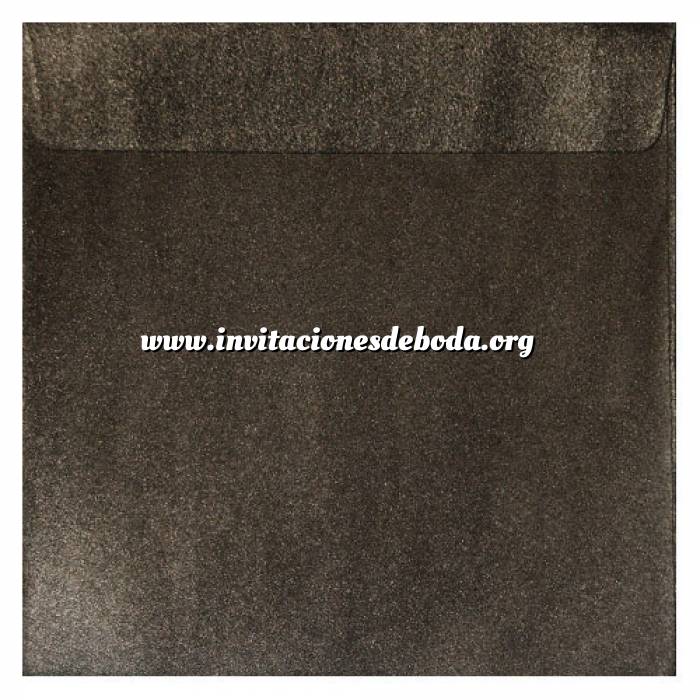 Imagen Sobres Cuadrados Sobre Perlado marrón Cuadrado (Bronce) 