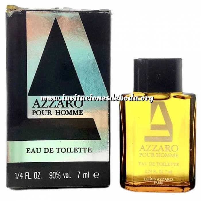 Imagen -Mini Perfumes Hombre Azzaro pour Homme 7ml -CAJA DEFECTUOSA-(Ideal Coleccionistas) (Últimas Unidades) 