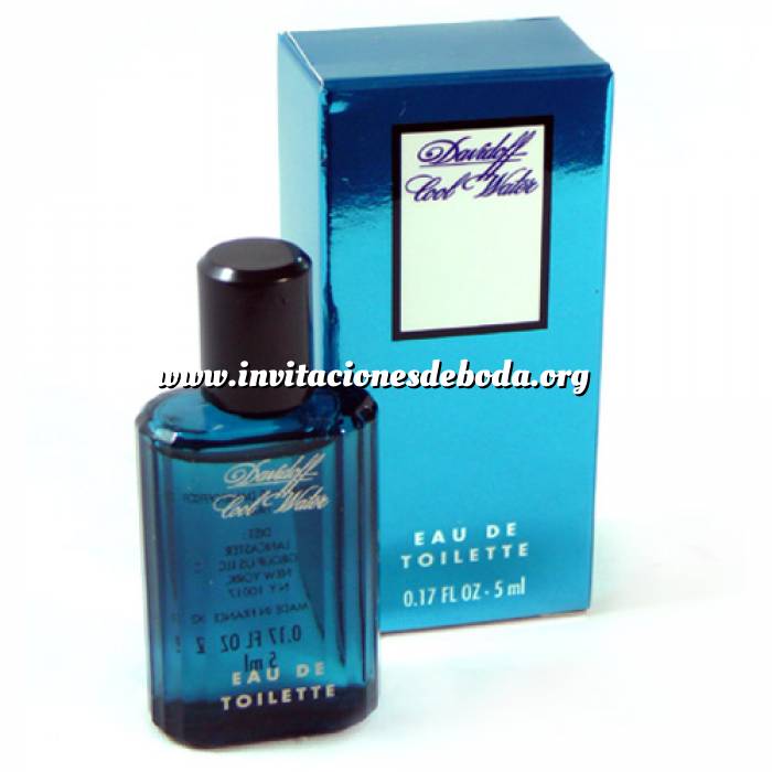 Imagen -Mini Perfumes Hombre Cool Water Eau de Toilette para hombre de Davidoff 5ml. (Últimas Unidades) 