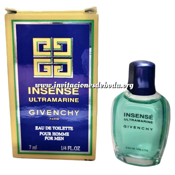Imagen -Mini Perfumes Hombre Insensé Ultramarine 7 ml Givenchy-CAJA DEFECTUOSA- (Ideal Coleccionistas) (Últimas Unidades) 