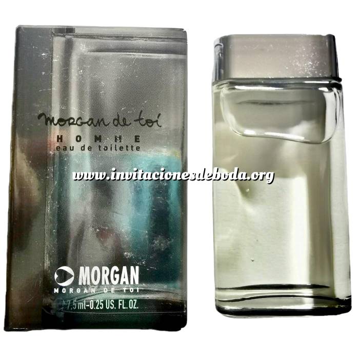 Imagen -Mini Perfumes Hombre Morgan de Toi Homme Eau de Toilette (Últimas Unidades) 