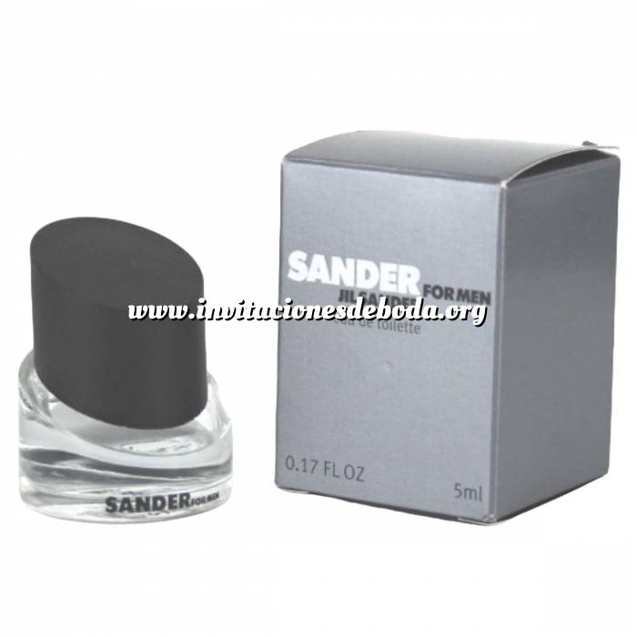 Imagen -Mini Perfumes Hombre Sander for Men Eau de Toilette by Jil Sander 5ml. (Últimas Unidades) 