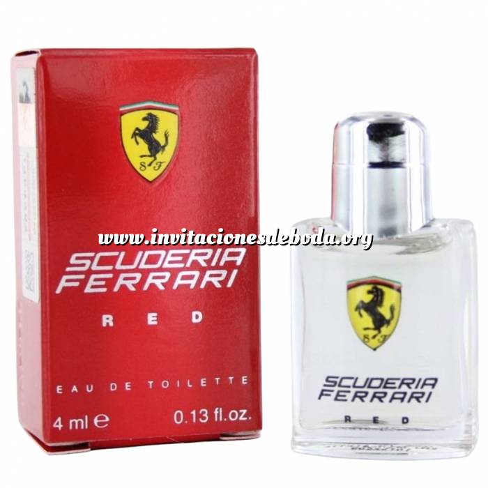 Imagen -Mini Perfumes Hombre Scuderia Ferrari RED Eau de Toilette by Ferrari 4ml. (Últimas Unidades) 