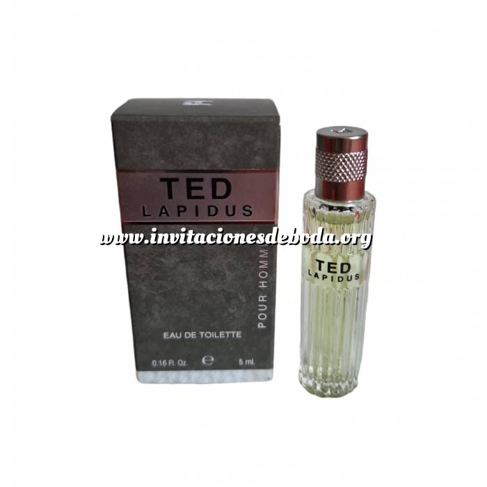 Imagen -Mini Perfumes Hombre Ted Lapidus París pour homme Eau de toilette 5ml by Lapidus 