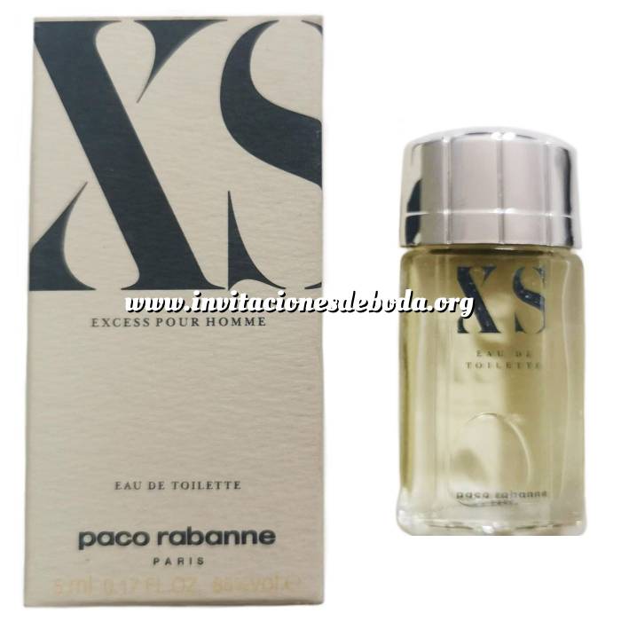 Imagen -Mini Perfumes Hombre XS 5ml by Paco Rabanne-CAJA DEFECTUOSA- (Ideal Coleccionistas) (Últimas Unidades) 