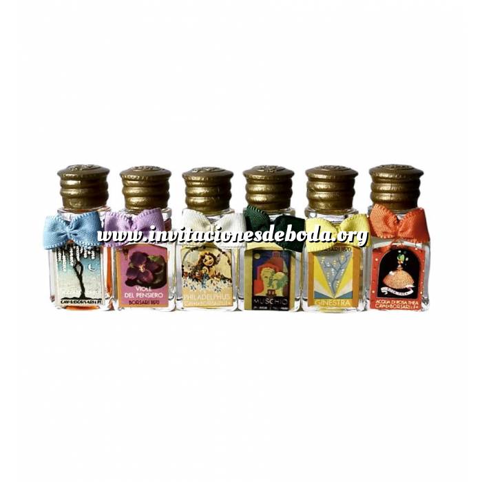 Imagen -Mini Perfumes Mujer Coleccion 6 mini colonias Borsari 3.5 ml (Ideal Coleccionistas) (Últimas Unidades) 