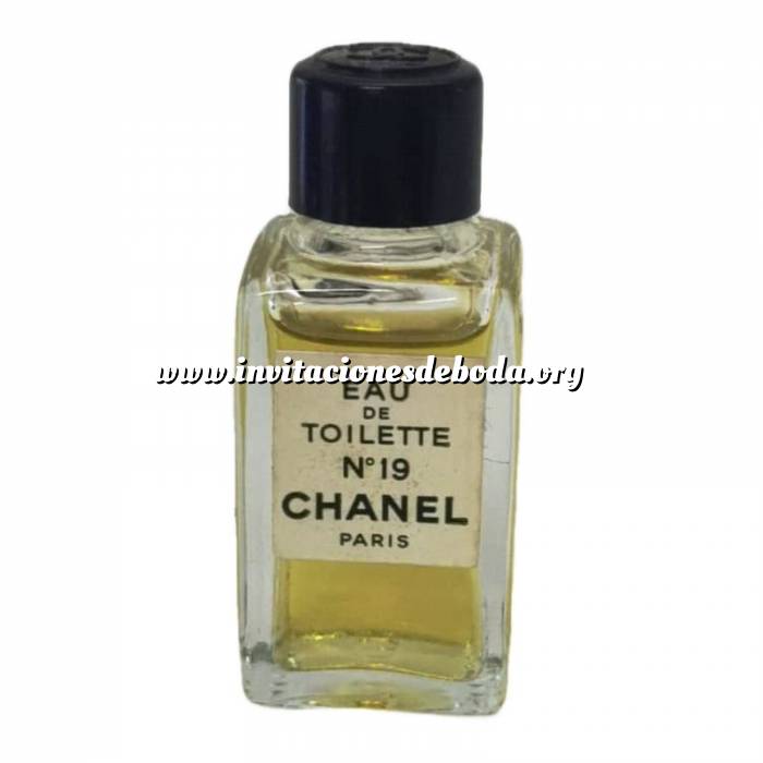 Imagen -Mini Perfumes Mujer Eau de Chanel nº19 4.5ml en bolsa de organza de regalo (Ideal Coleccionistas) (Últimas Unidades) (duplicado) 