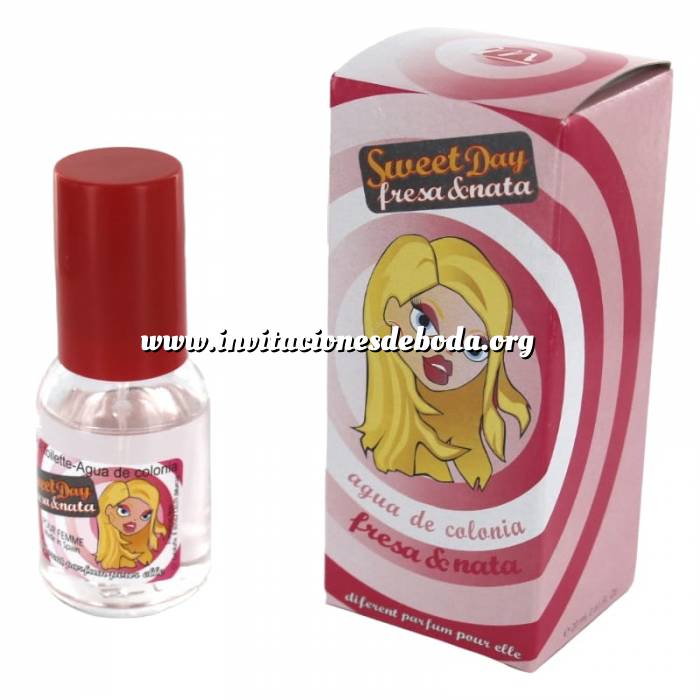 Imagen -Mini Perfumes Mujer Fragancia dulce Sweet Day Eau de toilette - Fresa y Nata 20ml. (áltimas Unidades) (Últimas Unidades) 
