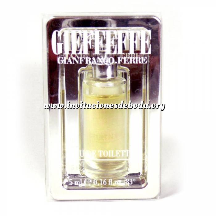 Imagen -Mini Perfumes Mujer Gieffeffe Eau de Toilette by Gianfranco Ferre 5ml. (Últimas Unidades) 