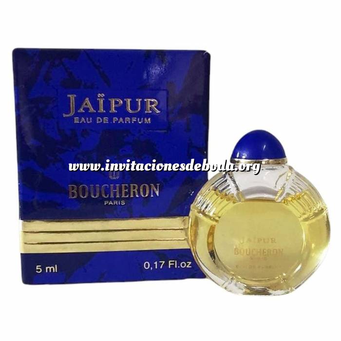 Imagen -Mini Perfumes Mujer Jaipur Boucheron 5ml pour femme-CAJA DEFECTUOSA- (Ideal Coleccionistas) (Últimas Unidades) 