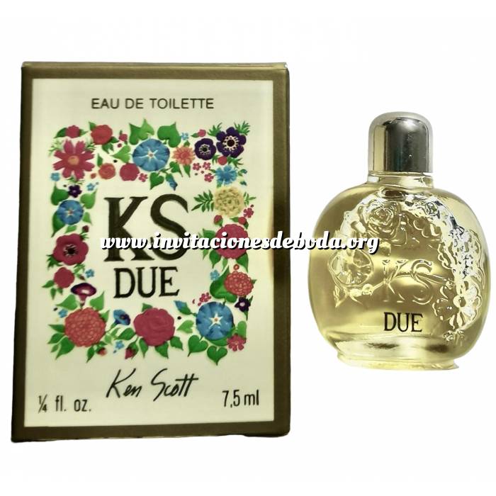 Imagen -Mini Perfumes Mujer KS DUE By Ken Scott- Eau de Toilette-7.5 ml (Últimas Unidades) 