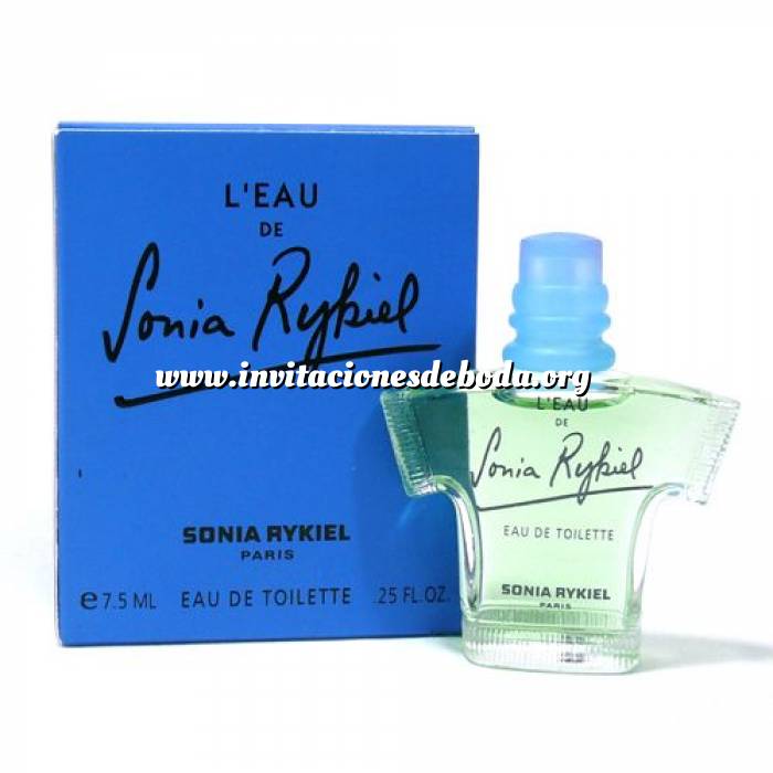 Imagen -Mini Perfumes Mujer L Eau Sonia Rykiel Eau de Toilette (AZUL) 7.5ml. (Ideal coleccionistas) (Últimas Unidades) 