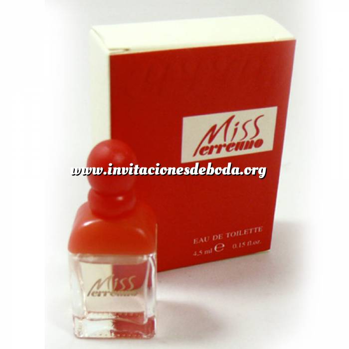 Imagen -Mini Perfumes Mujer Miss Erreuno Eau de Toilette 4.5ml. (Ideal Coleccionistas) (Últimas Unidades) 