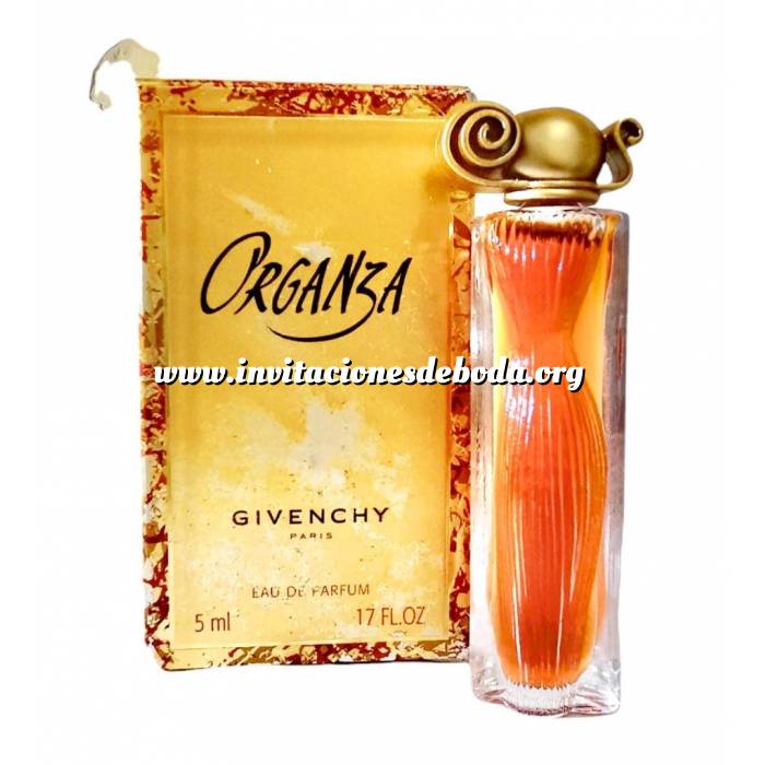 Imagen -Mini Perfumes Mujer Organza de Givenchy 5ml-CAJA DEFECTUOSA-(Ideal Coleccionistas) (Últimas Unidades) 