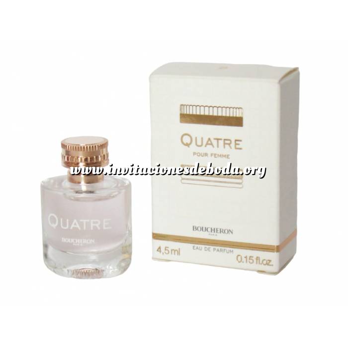 Imagen -Mini Perfumes Mujer Quatre EDP by Boucheron 4,5 ml. (IDEAL COLECCIONISTAS) (Últimas Unidades) 