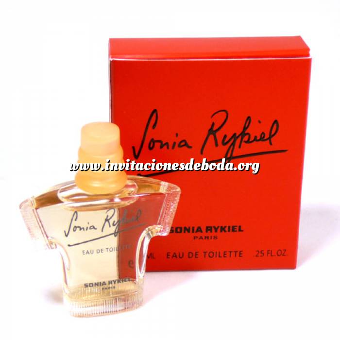 Imagen -Mini Perfumes Mujer Sonia Rykiel Eau de Toilette by Sonia Rykiel 7.5ml. (ROJO) (Ideal Coleccionistas) (Últimas Unidades) 