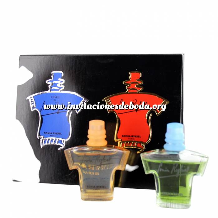 Imagen -Mini Perfumes Mujer Sonia Rykiel PACK de 2 (L Eau más Eau de Toilette) by Sonia Rykiel 7.5ml./ud. (ROJO más AZUL) (Últimas Unidades) 