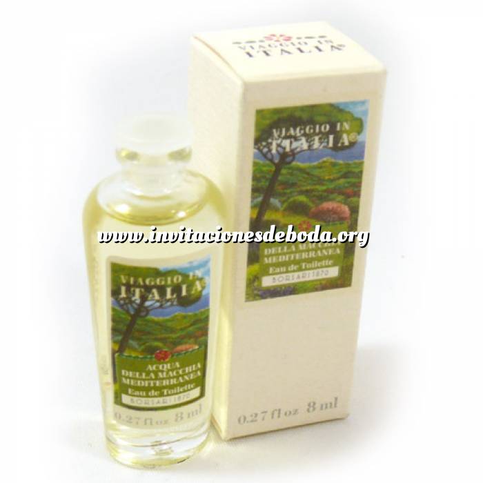 Imagen -Mini Perfumes Mujer Viaggio in Italia Acqua della Macchia Mediterranea 8ml.(Ideal Coleccionistas) (Últimas Unidades) 