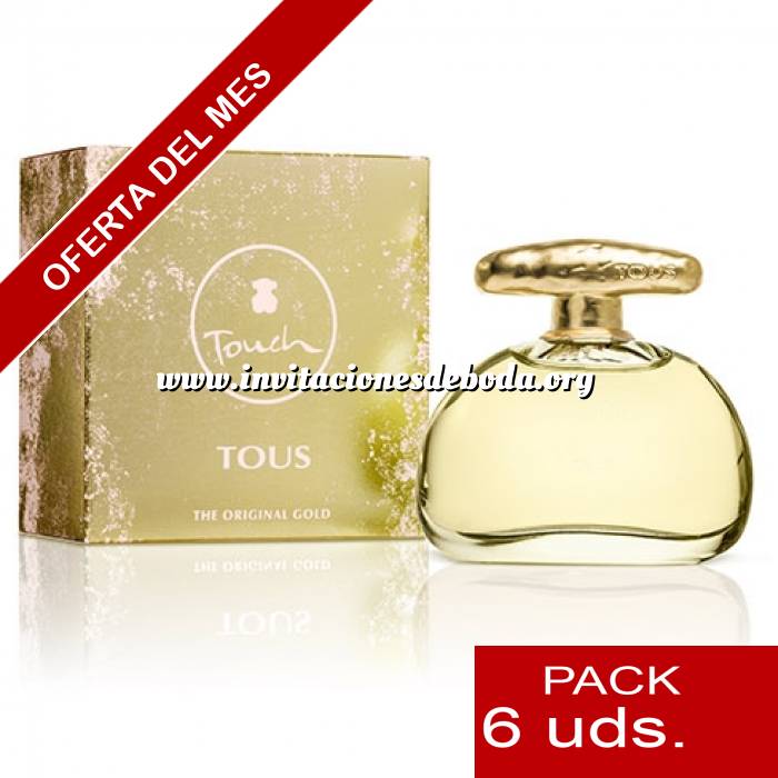 Imagen -Tous Mujer Tous Touch GOLD 4 ml by Tous PACK 6 UNIDADES (Últimas Unidades) 