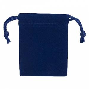 Imagen Bolsa de Antelina 11x15 Bolsa de Antelina Azul 11x15 capacidad 11x13 cms 