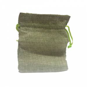Imagen Bolsas de Yute 13x18 cm Bolsa de Yute Verde Pistacho (Claro ó Clorofila) 13x18 capacidad 12x15 cms. 