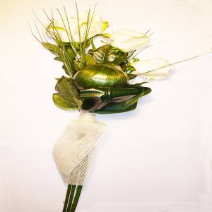 Complementos Alfileres - Bouquet Ramo Rosas Blancas para alfileres (Últimas Unidades) 