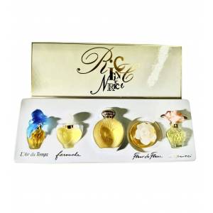 EDICIONES ESPECIALES - Nina Ricci Edición Especial 5 mini perfumes en estuche(Ideal Coleccionistas) (Últimas Unidades) 