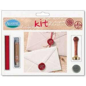 Kits de sellos de lacre - KIT LACRE FLOR DE LIS-SOL 