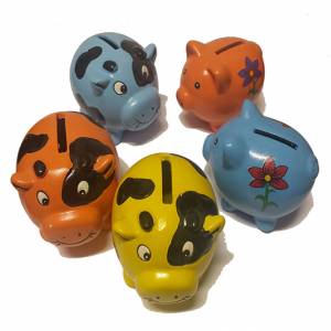 Niños - Hucha Cerdito ceramica mini (Últimas Unidades) 