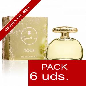 -DE TOUS EN MUJER - TOUCH GOLD EDT 4 ml by Tous PACK 6 UDS 