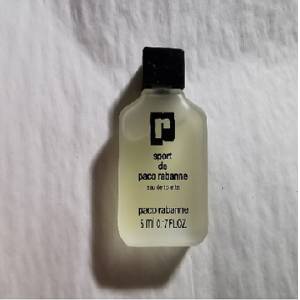 -Mini Perfumes Hombre - Sport 5ml by Paco Rabanne en Bolsa de organza de Regalo (Ideal Coleccionistas) (Últimas Unidades) 