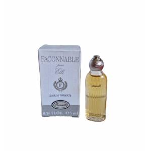 -Mini Perfumes Mujer - Faconnable pour Elle 5ml Eau de Toilette-CAJA Y BOTE DEFECTUOSOS- 