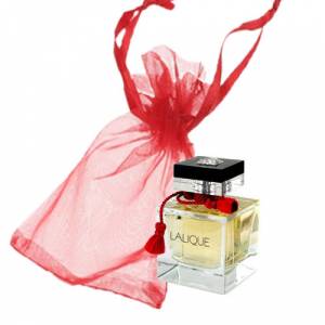 -Mini Perfumes Mujer - Lalique Le Parfum preparado en bolsa de Organza (Ultimas Unidades) (Ideal Coleccionistas) 