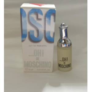-Mini Perfumes Mujer - Oh de Moschino 4ml -CAJA DEFECTUOSA- (Ideal Coleccionistas) (Últimas Unidades) 
